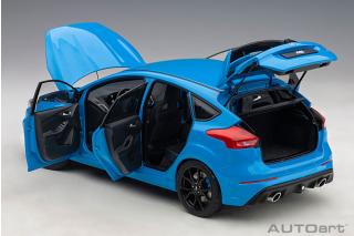 FORD FOCUS RS 2016 (NITROUS BLUE) (COMPOSITE MODEL/FULL OPENINGS) AUTOart 1:18